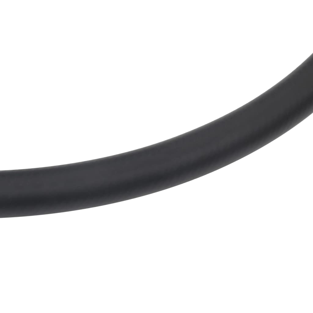 vidaXL Hibridinė oro žarna, juodos spalvos, 0,6", 100m, guma ir PVC