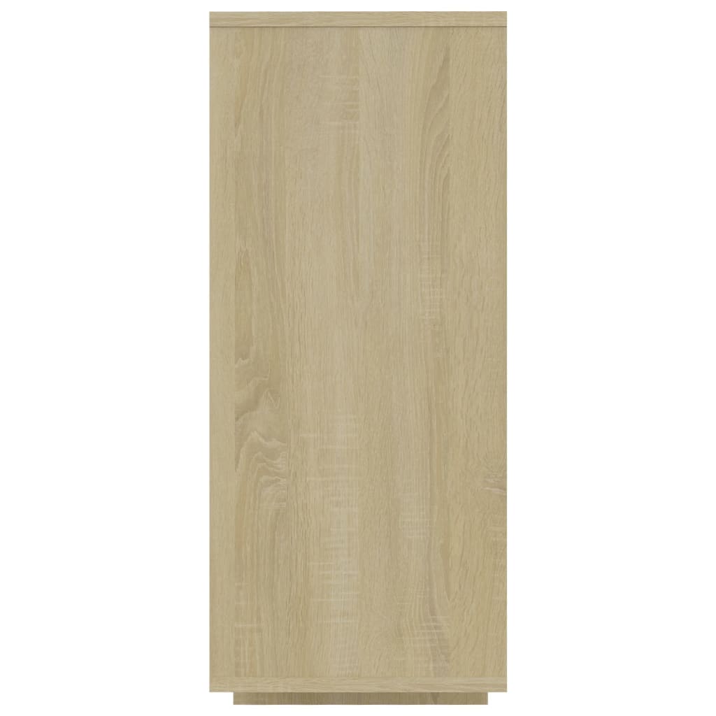 vidaXL Šoninė spintelė, sonoma ąžuolo, 120x30x75cm, apdirbta mediena