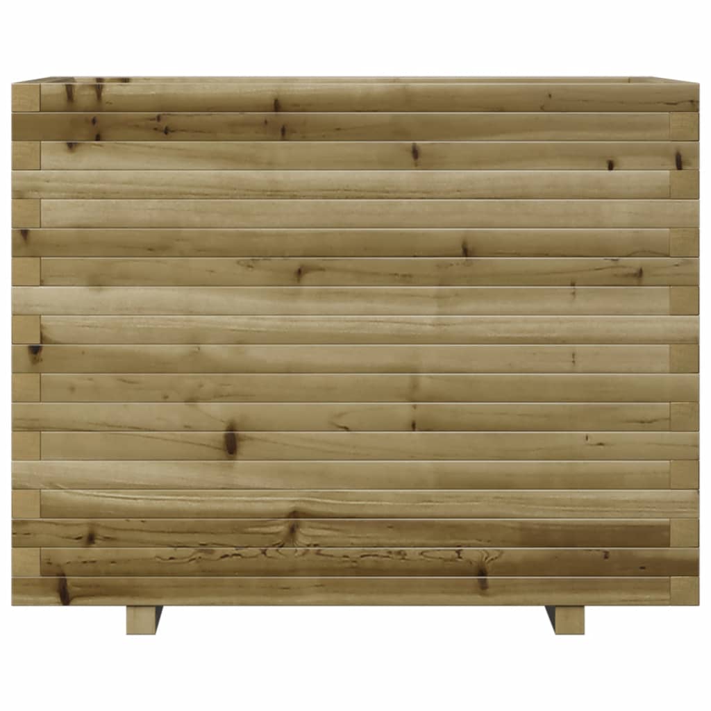 vidaXL Sodo lovelis, 90x60x72,5cm, impregnuota pušies mediena