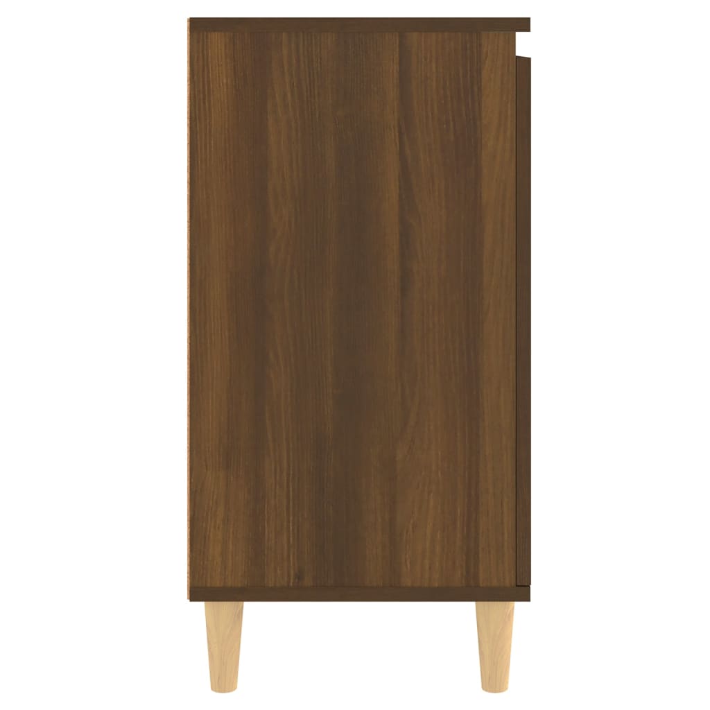 vidaXL Šoninė spintelė, rudos ąžuolo spalvos, 60x35x70cm, mediena
