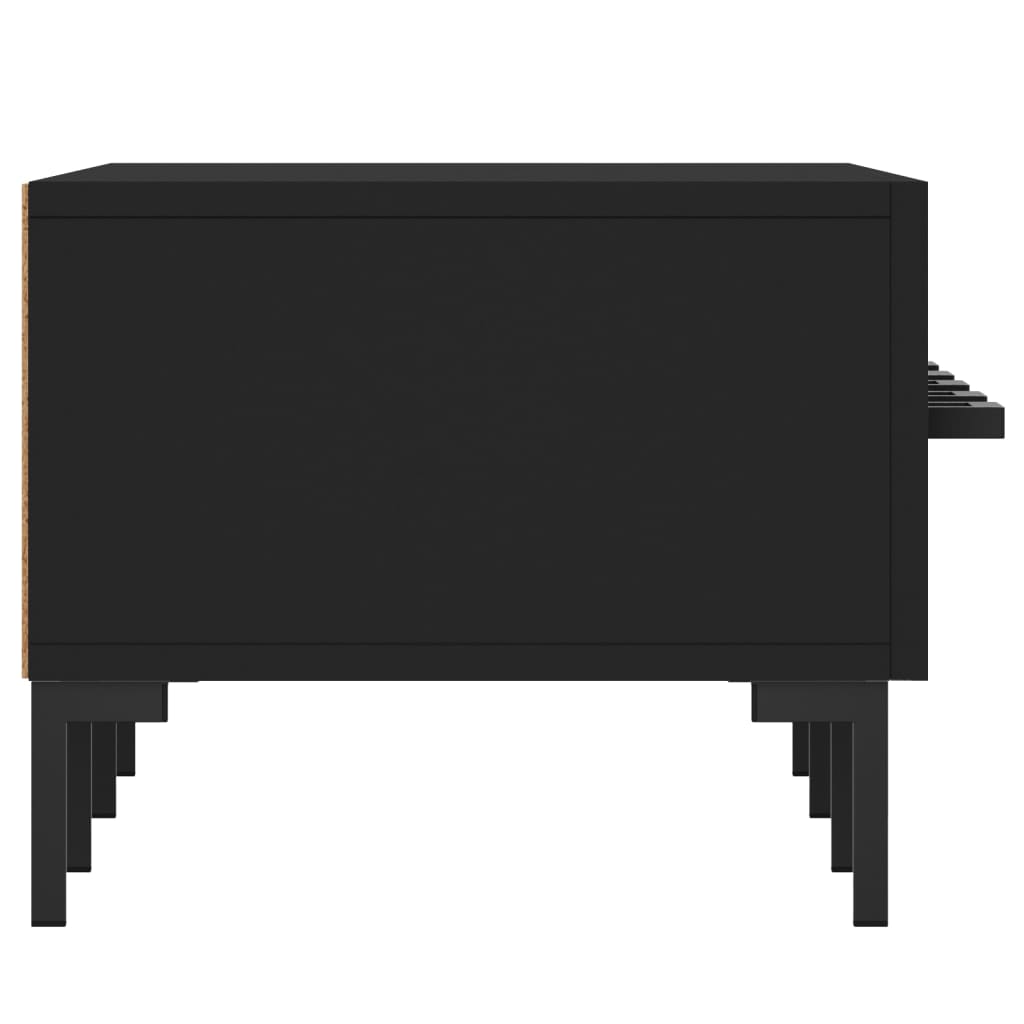 vidaXL Televizoriaus spintelė, juoda, 150x36x30cm, apdirbta mediena