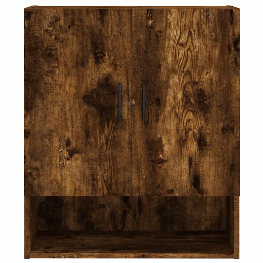 vidaXL Sieninė spintelė, dūminio ąžuolo, 60x31x70cm, apdirbta mediena