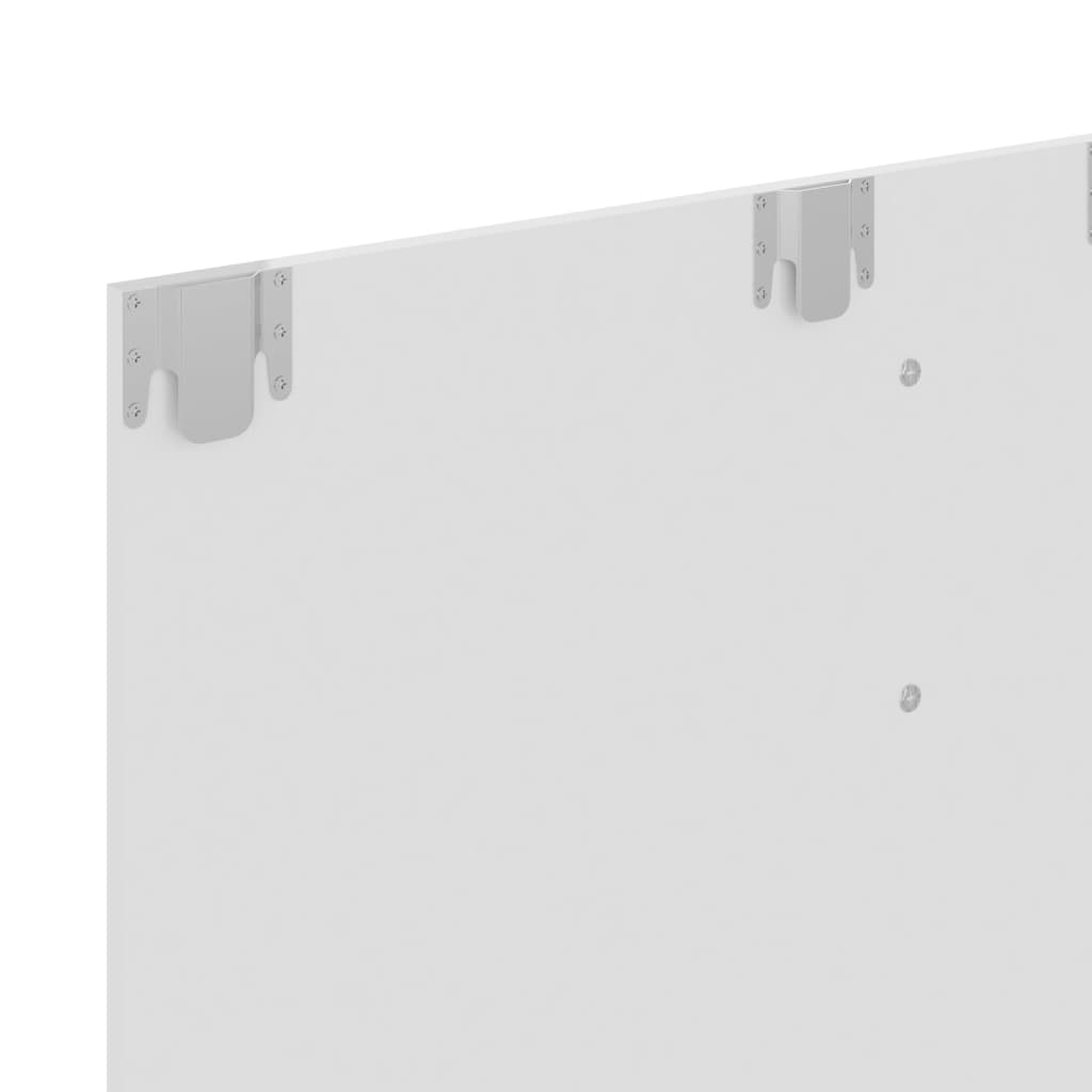 vidaXL Sieninė TV spintelė, balta, 120x23,5x90cm, apdirbta mediena